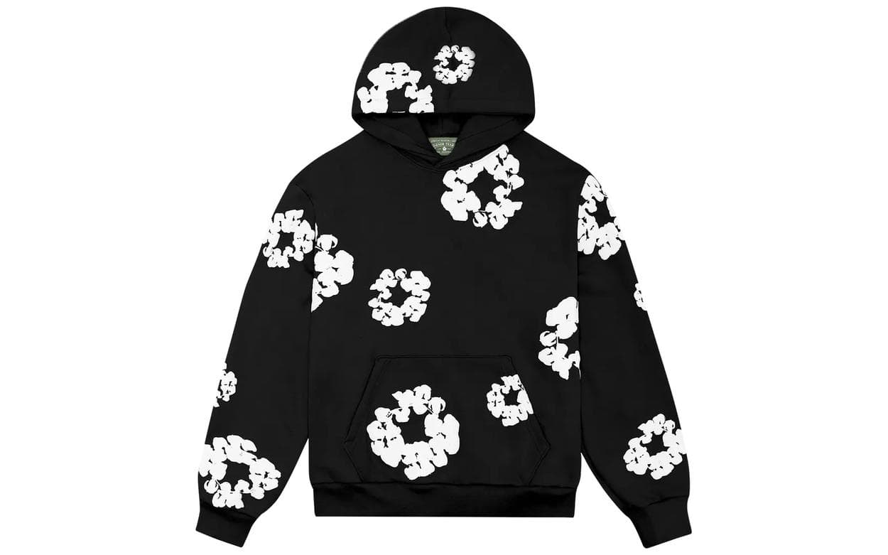 Denim Tears The Cotton Wreath Sweatshirt Black