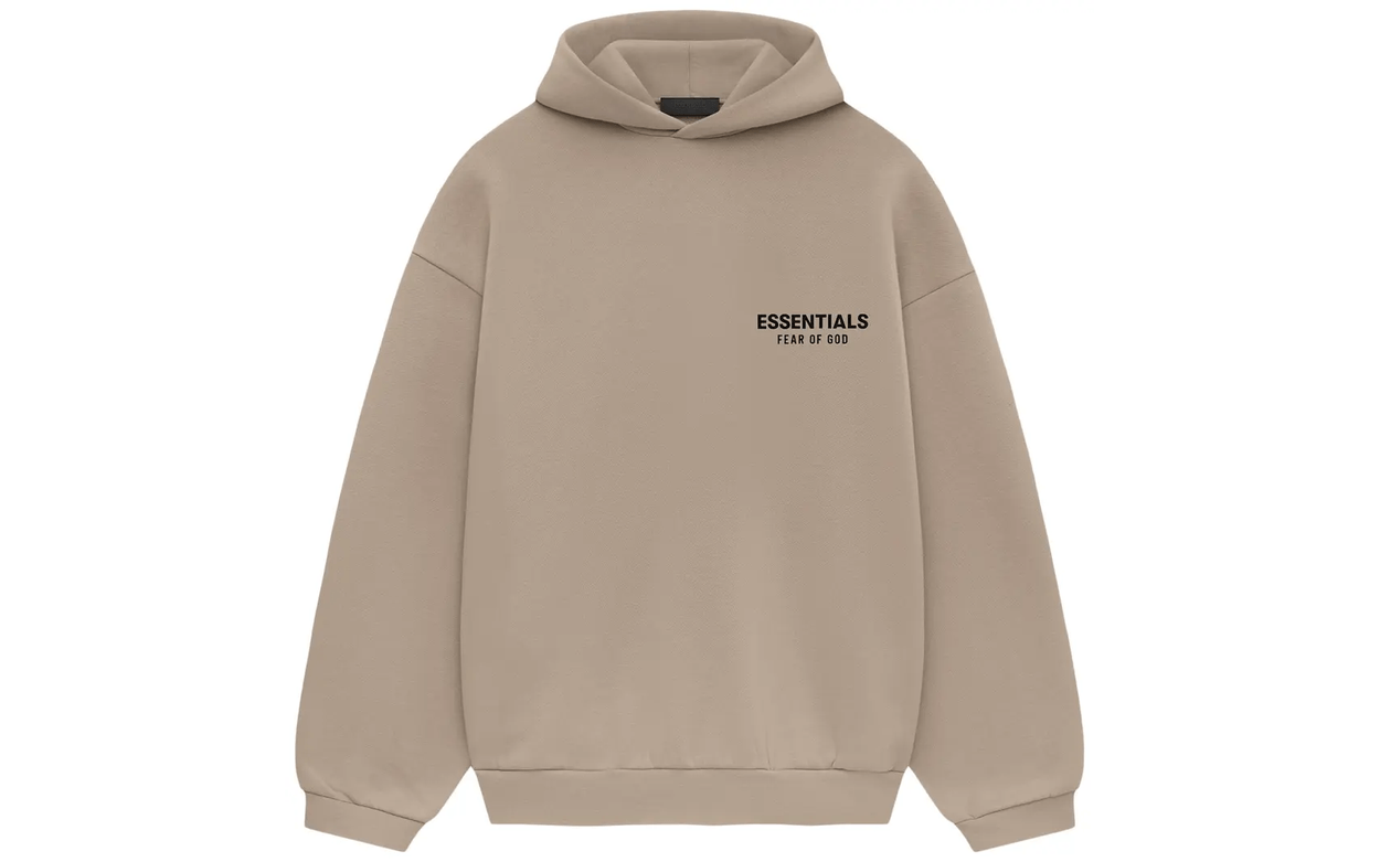 Fear of God Essentials Fleece Hoodie Desert Sand