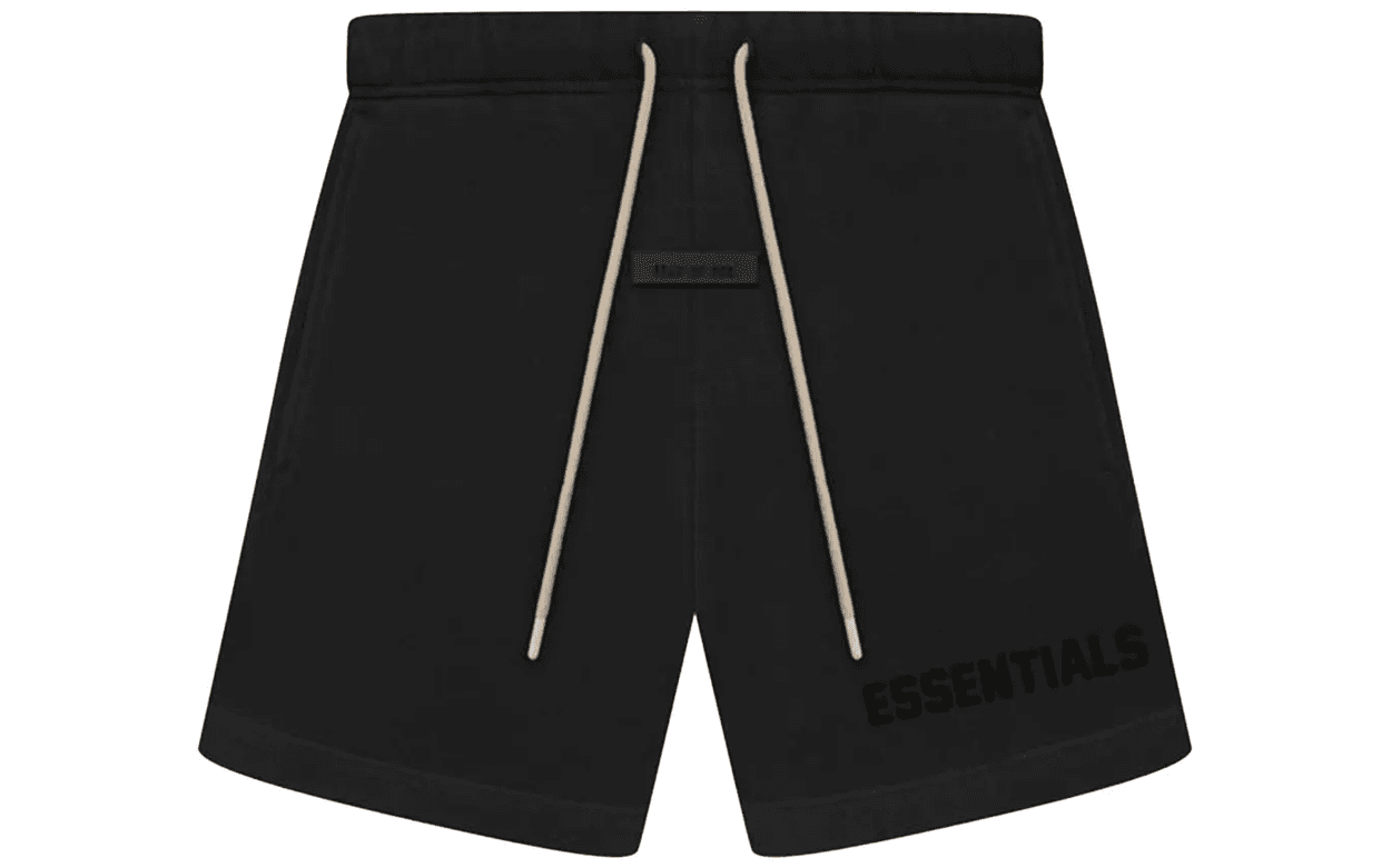 Fear of God Essentials Jet Black Sweatshort