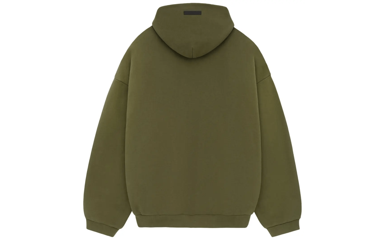 Fear of God Essentials Fleece Hoodie Military