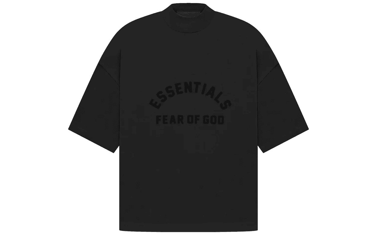 Fear of God Essentials Arch Logo Tee Jet Black