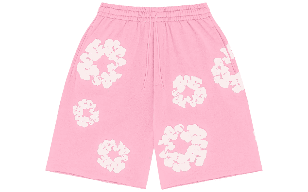 Denim Tears The Cotton Wreath Shorts Pink