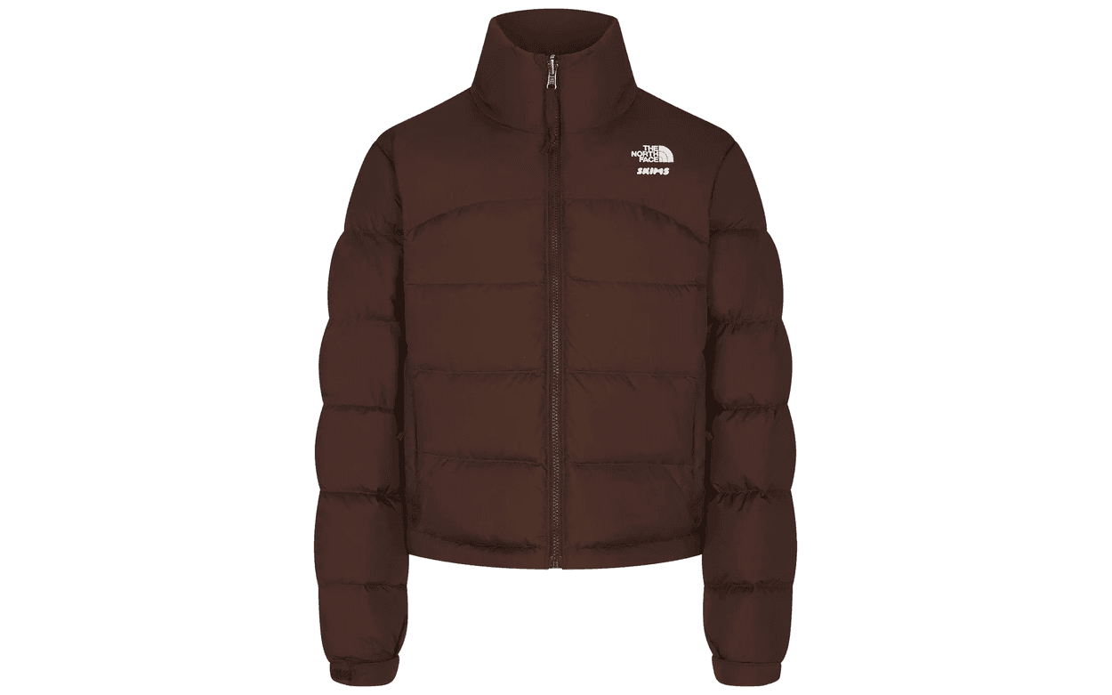 SKIMS x The North Face 2000 Retro Nuptse Jacket Cocoa