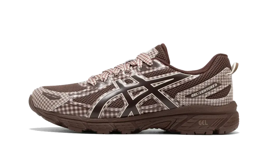 ASICS Gel-Venture 6 Story mfg. Reddish Brown Gingham