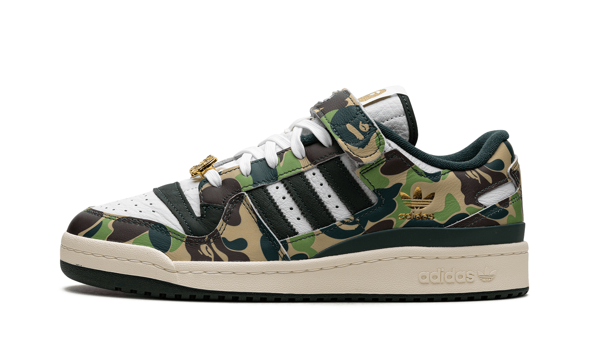 Adidas Forum 84 Low Bape 30th Anniversary Green Camo