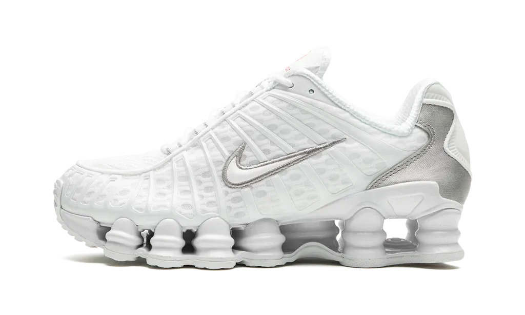 Nike Shox TL White Metallic Silver Max Orange (W)