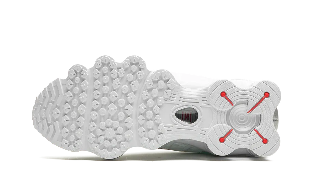 Nike Shox TL White Metallic Silver Max Orange (W)