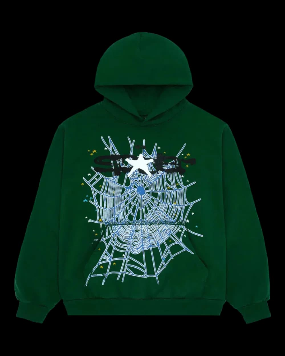 Sp5der Web Hoodie Hunter Green