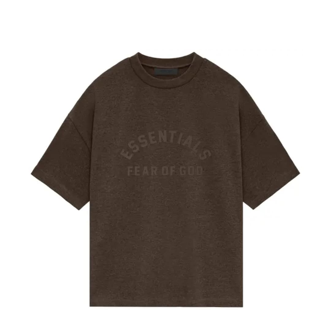 Fear of God Essentials Core Collection Heavy S/S Tee Heather Wood