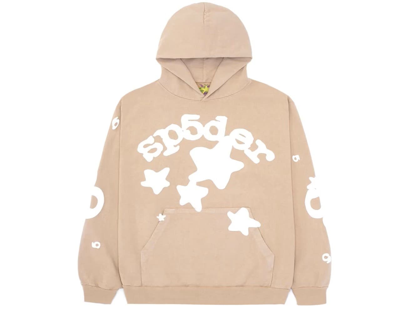 Sp5der Beluga Hoodie Sand