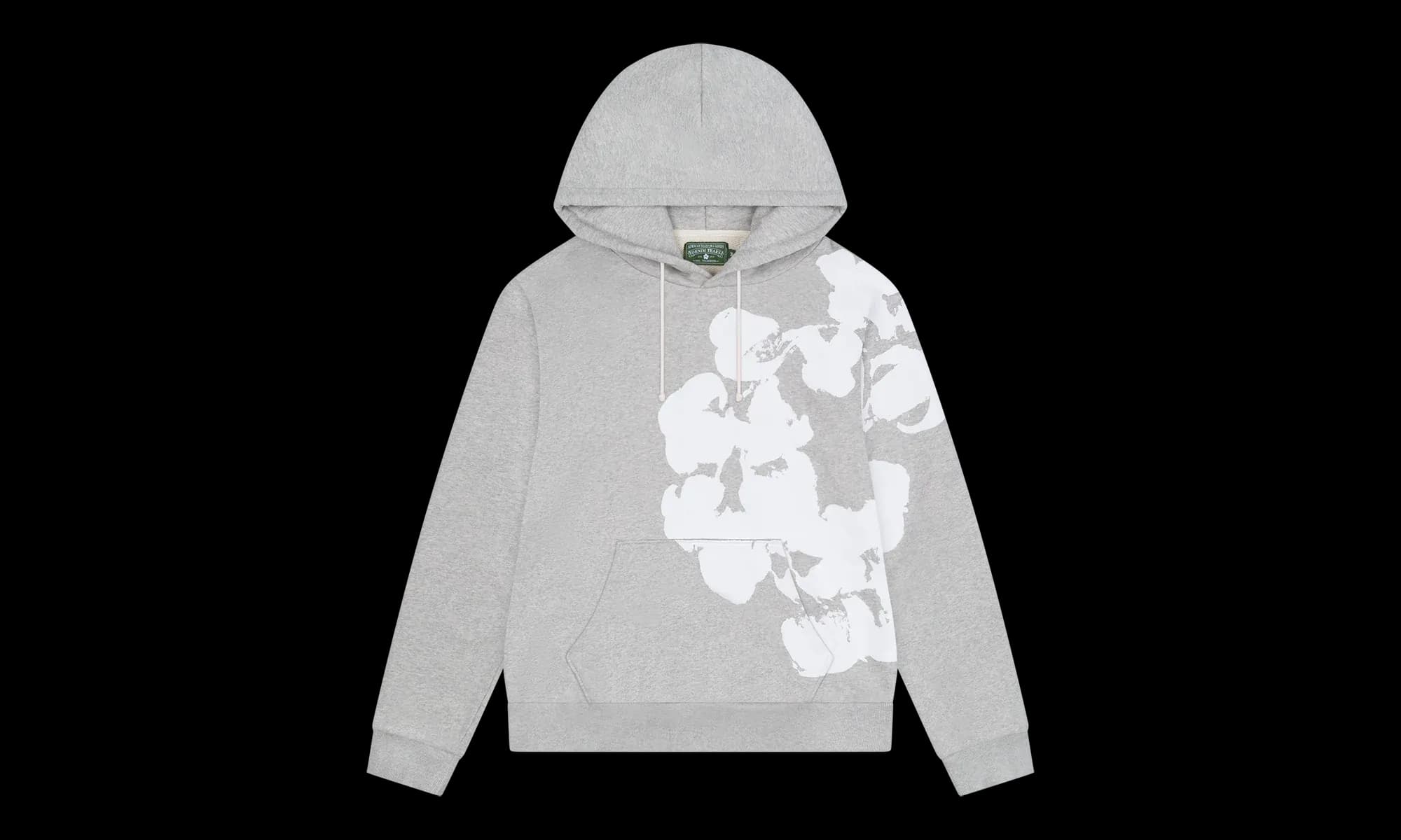 Denim Tears Big Cotton Wreath Sweatshirt Grey