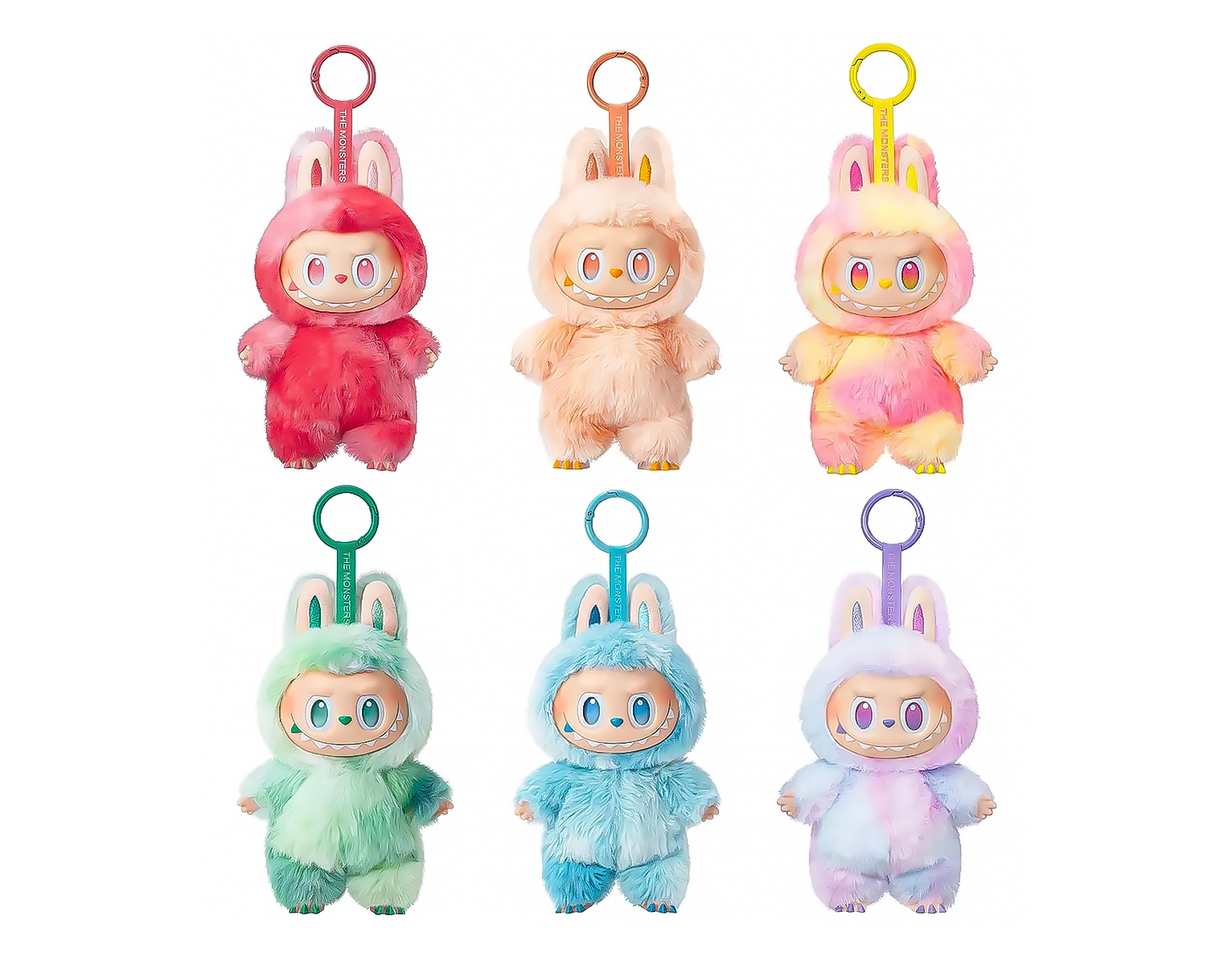 Pop Mart Labubu The Monsters Big into Energy Series Vinyl Plush Pendant Sealed Case (Zestaw 6 szt.)