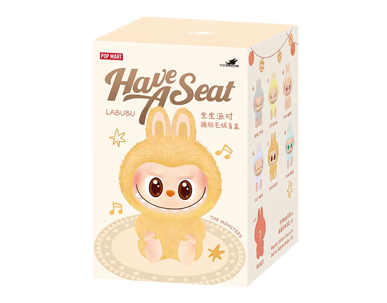 Pop Mart Labubu The Monsters Have a Seat Vinyl Plush Case Sealed (BLINDBOX 1 szt.)