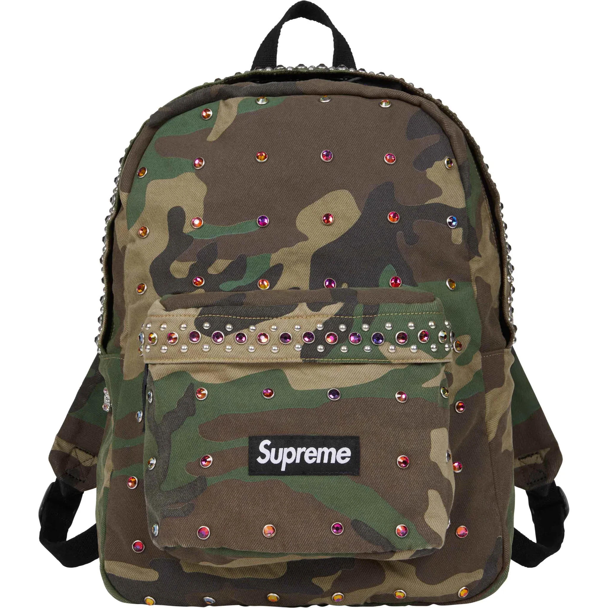 Supreme b.b. Simon Denim Backpack Woodland Camo