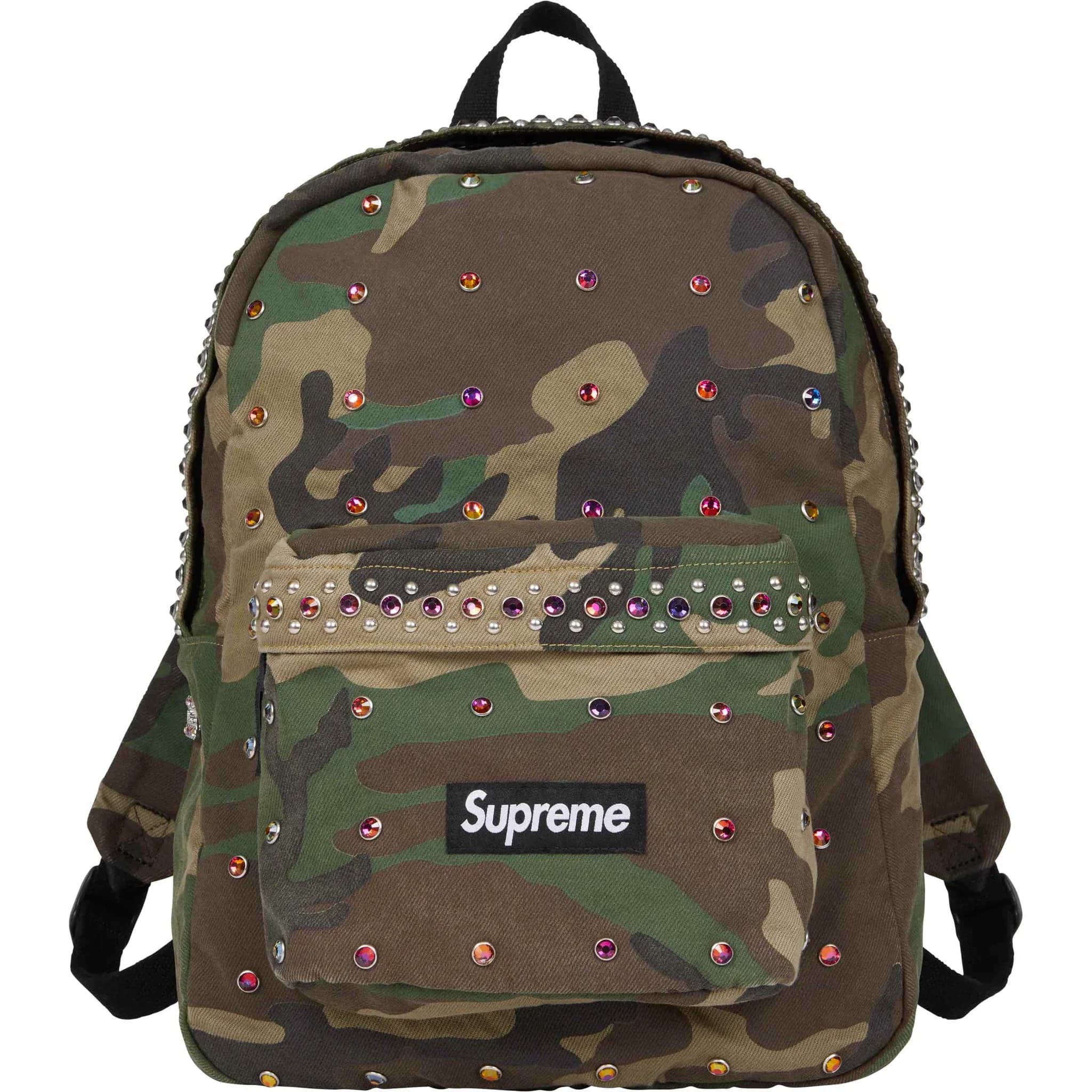 Supreme b.b. Simon Denim Backpack Woodland Camo