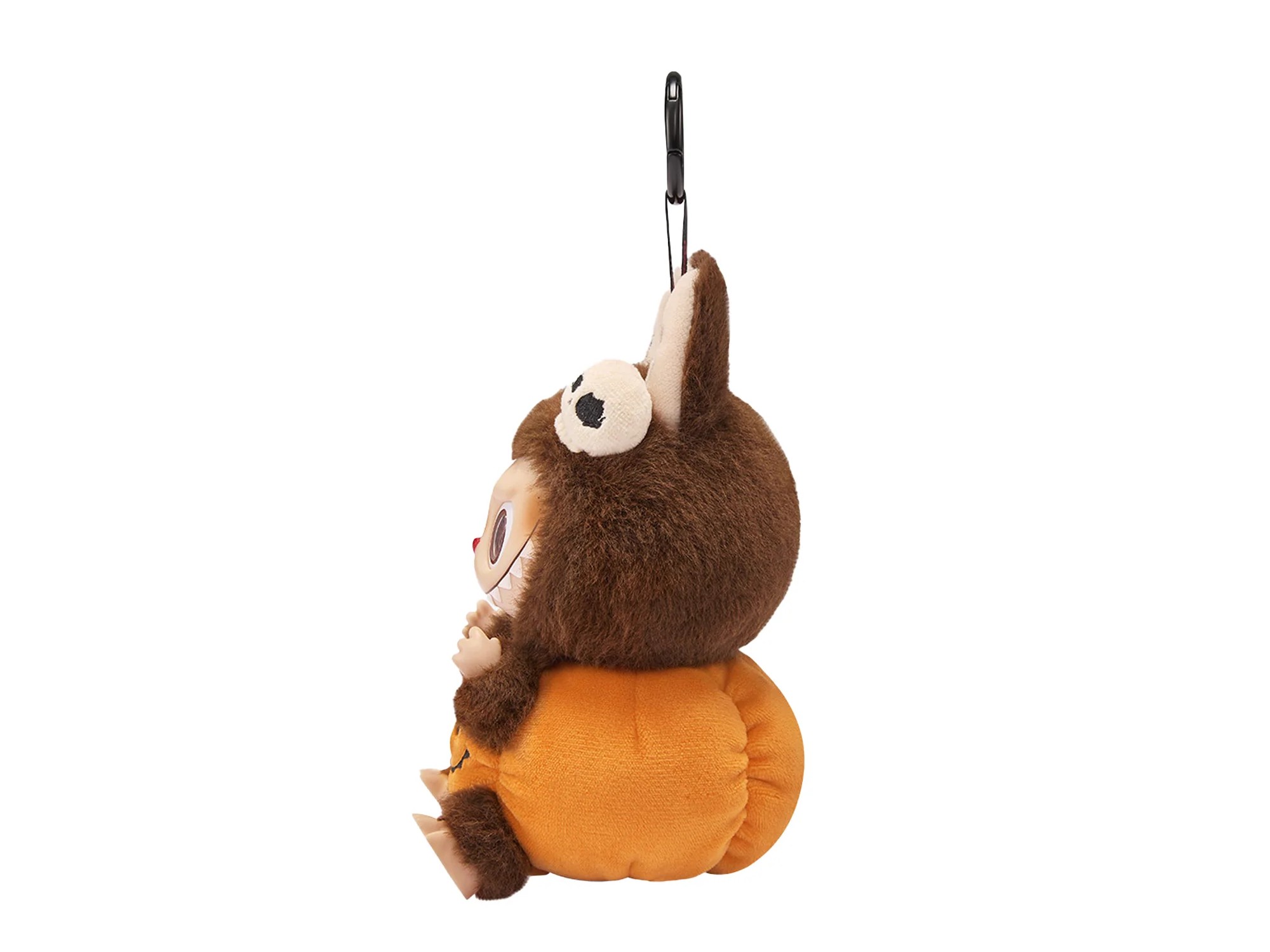 Pop Mart Labubu Happy Halloween Party Series-Sitting Pumpkin Vinyl Plush Pendant