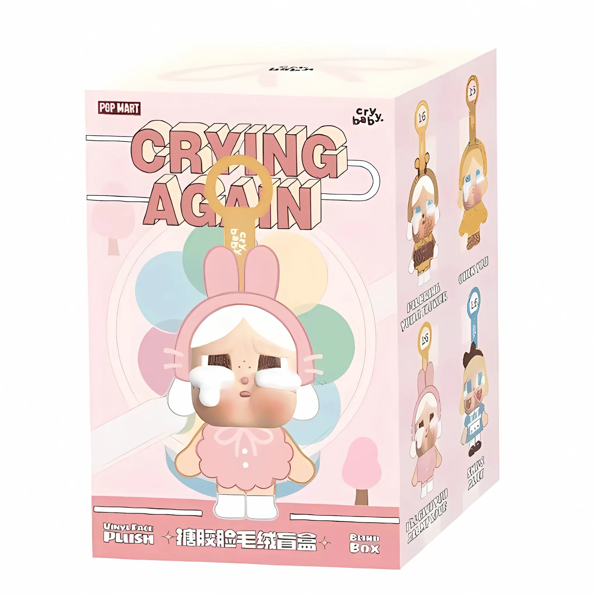 Pop Mart CryBaby Crying Again Series Vinyl Face Plush (BLINDBOX 1 szt.)