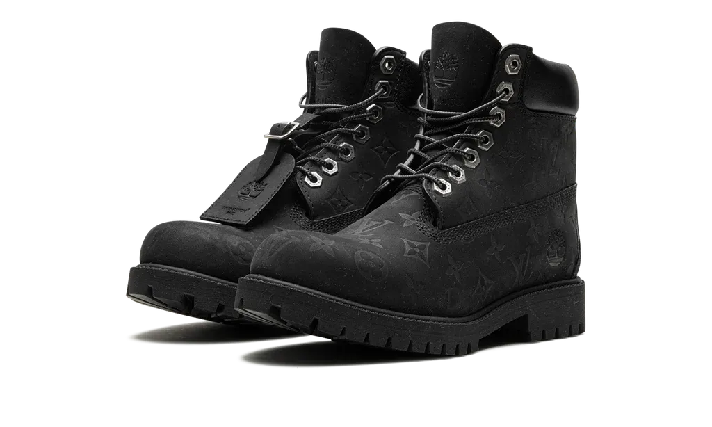 Louis Vuitton Timberland 6" Ankle Boot Black Monogram