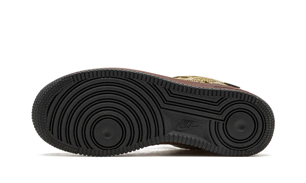 Louis Vuitton Nike Air Force 1 Low By Virgil Abloh Metallic Gold