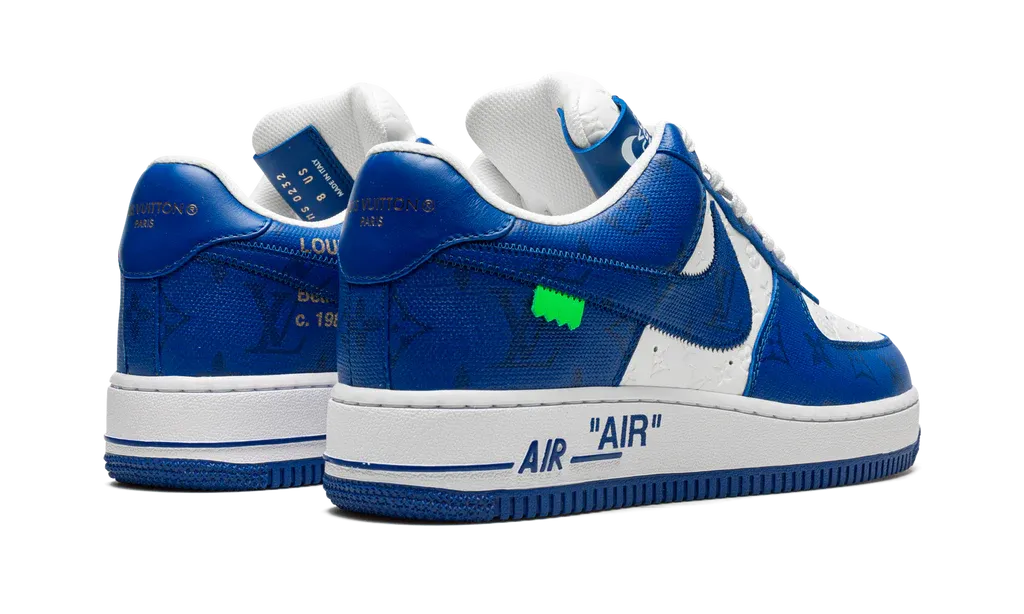 Louis Vuitton Nike Air Force 1 Low By Virgil Abloh White Royal