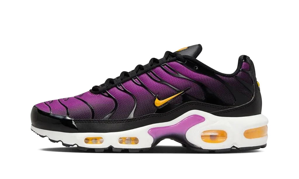 Nike Air Max Plus Black Laser Orange White Hyper Violet (W)