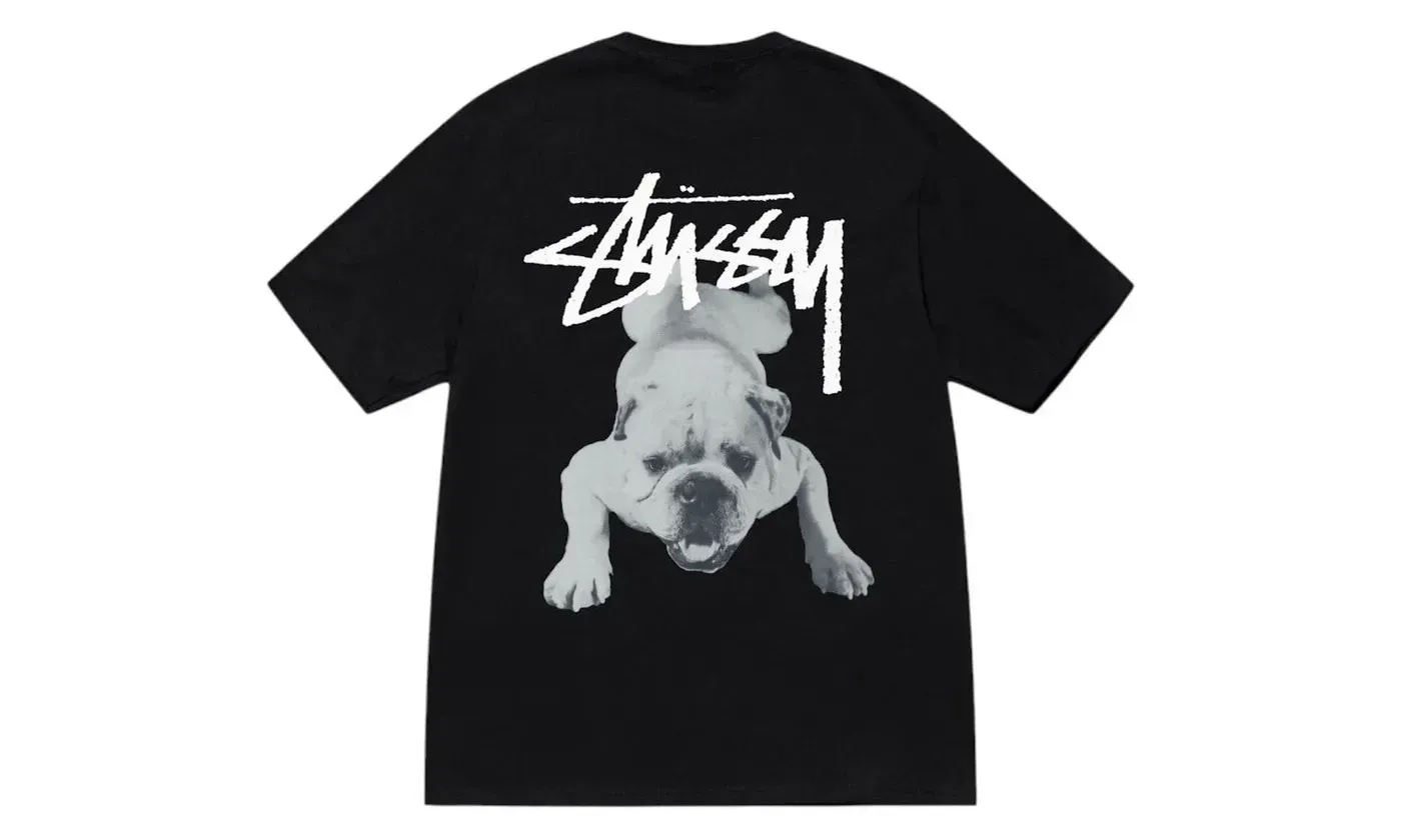 Stussy Stock Dog Tee Black