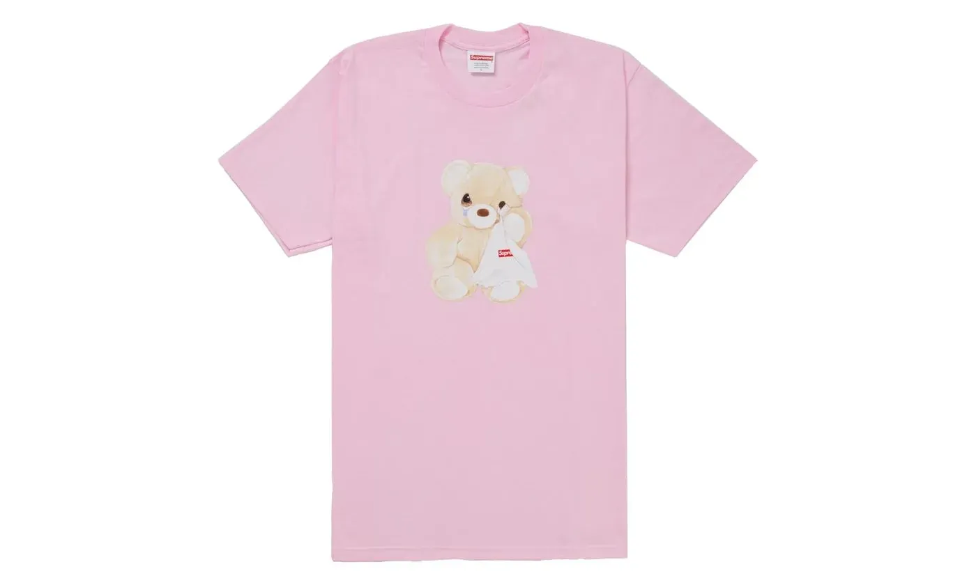 Supreme Bear Tee Light Pink