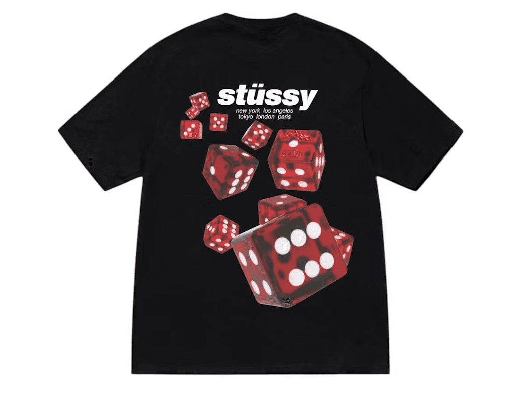 Stussy Rollers Tee Black