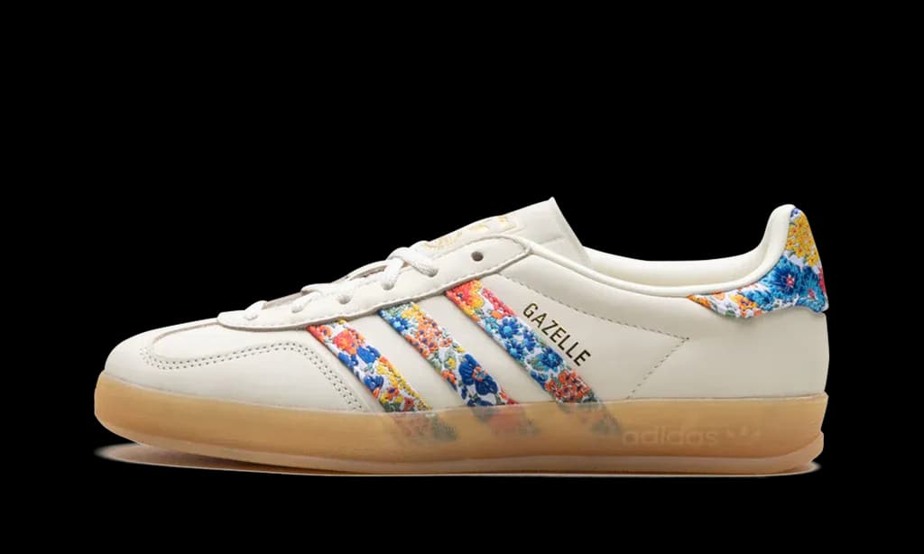Adidas Gazelle Indoor Liberty London Floral Embroidery Stripes (W)