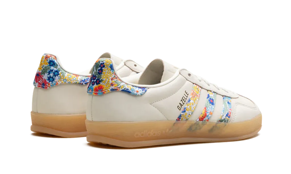 Adidas Gazelle Indoor Liberty London Floral Embroidery Stripes (W)