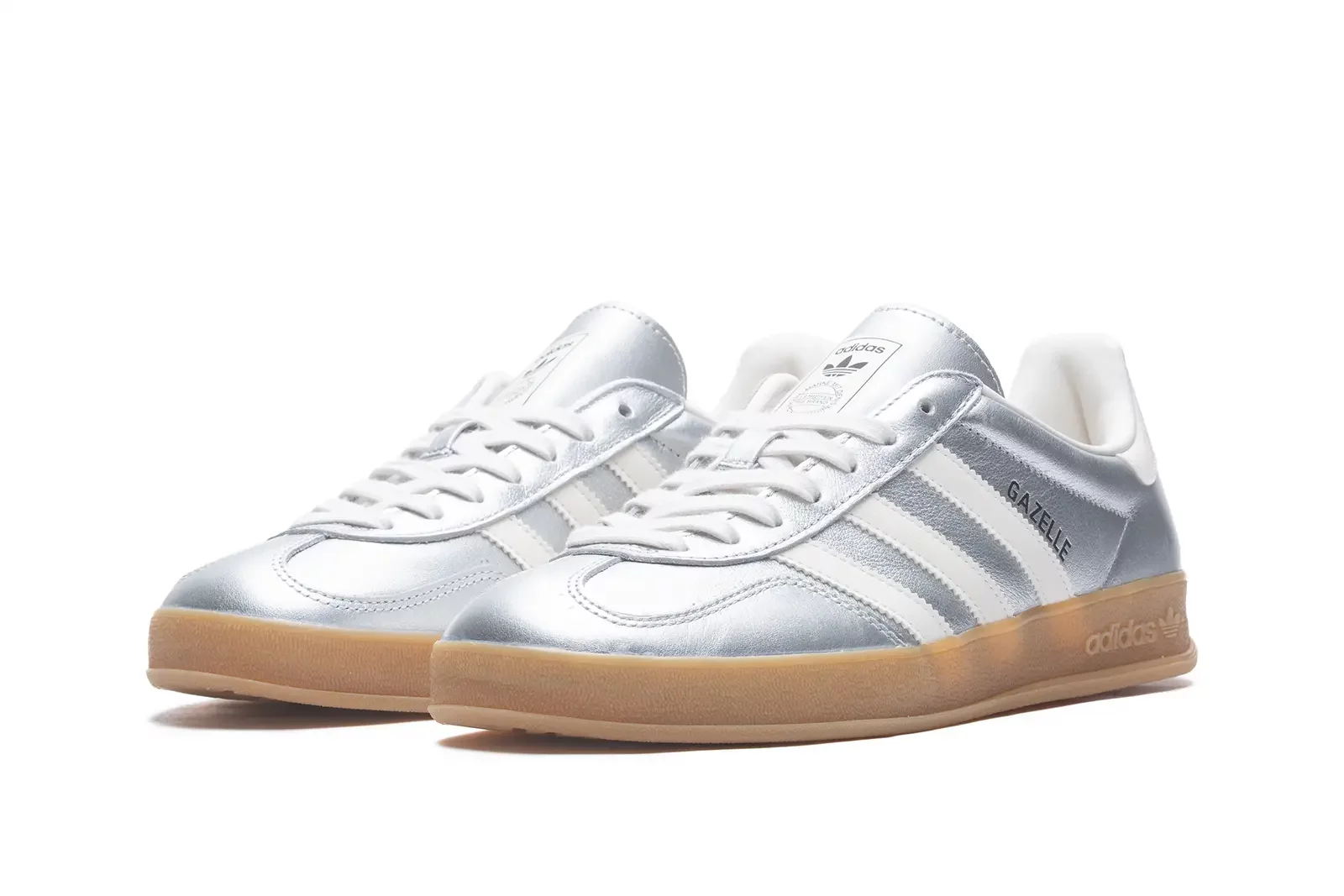 Adidas Gazelle Indoor Silver Metallic Core White