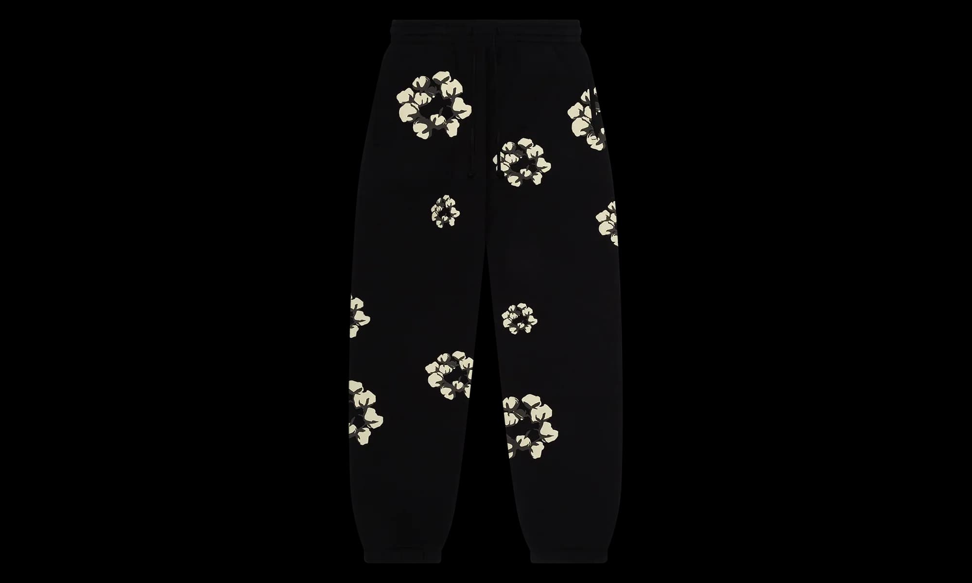 Denim Tears x CPFM Cactus Tears Wreath Sweatpants Black