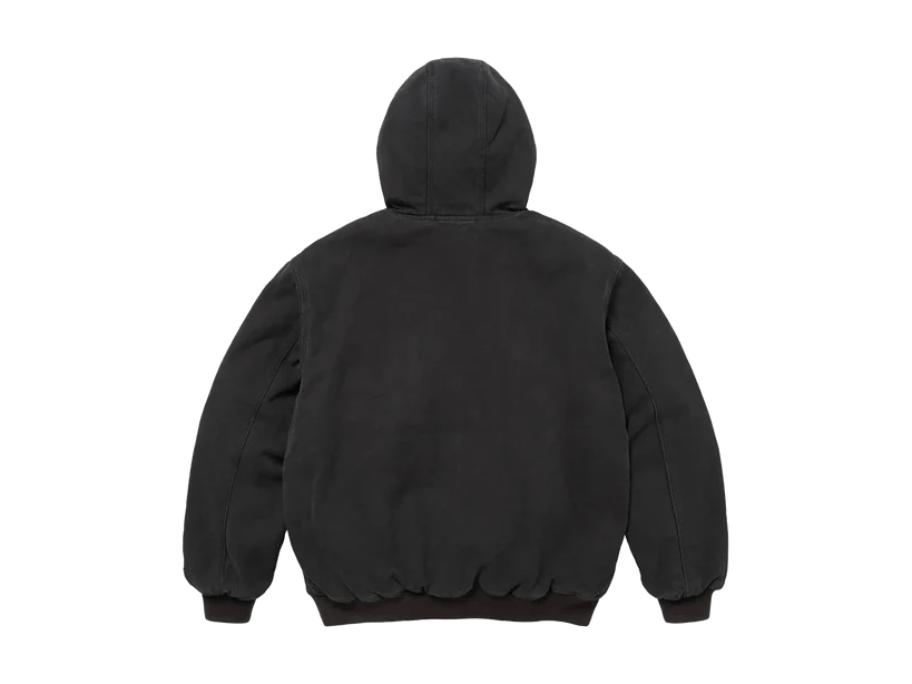Supreme Reflective Arc Hooded Work Jacket Black