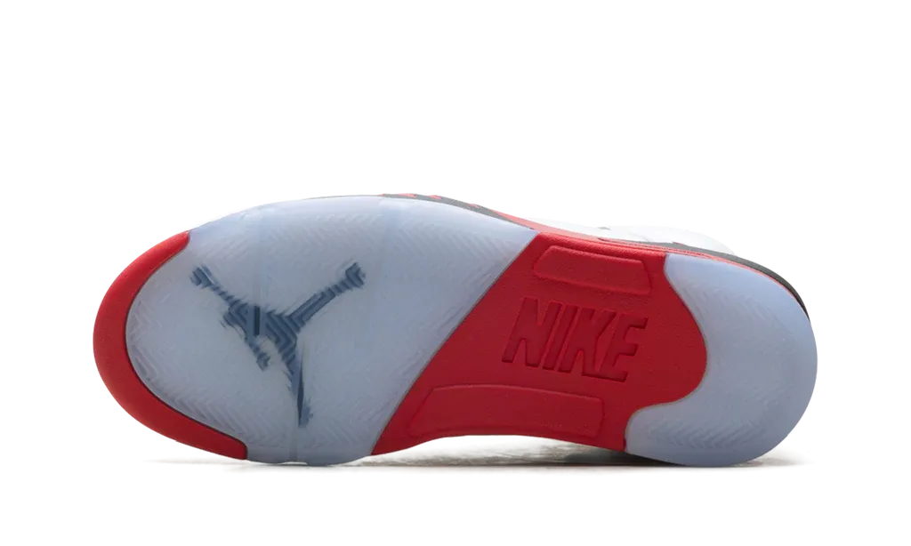 Air Jordan 5 Retro Fire Red Black Tongue
