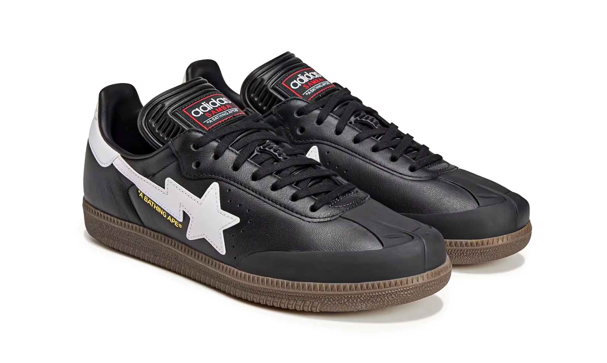 Adidas Samba x BAPE Black White