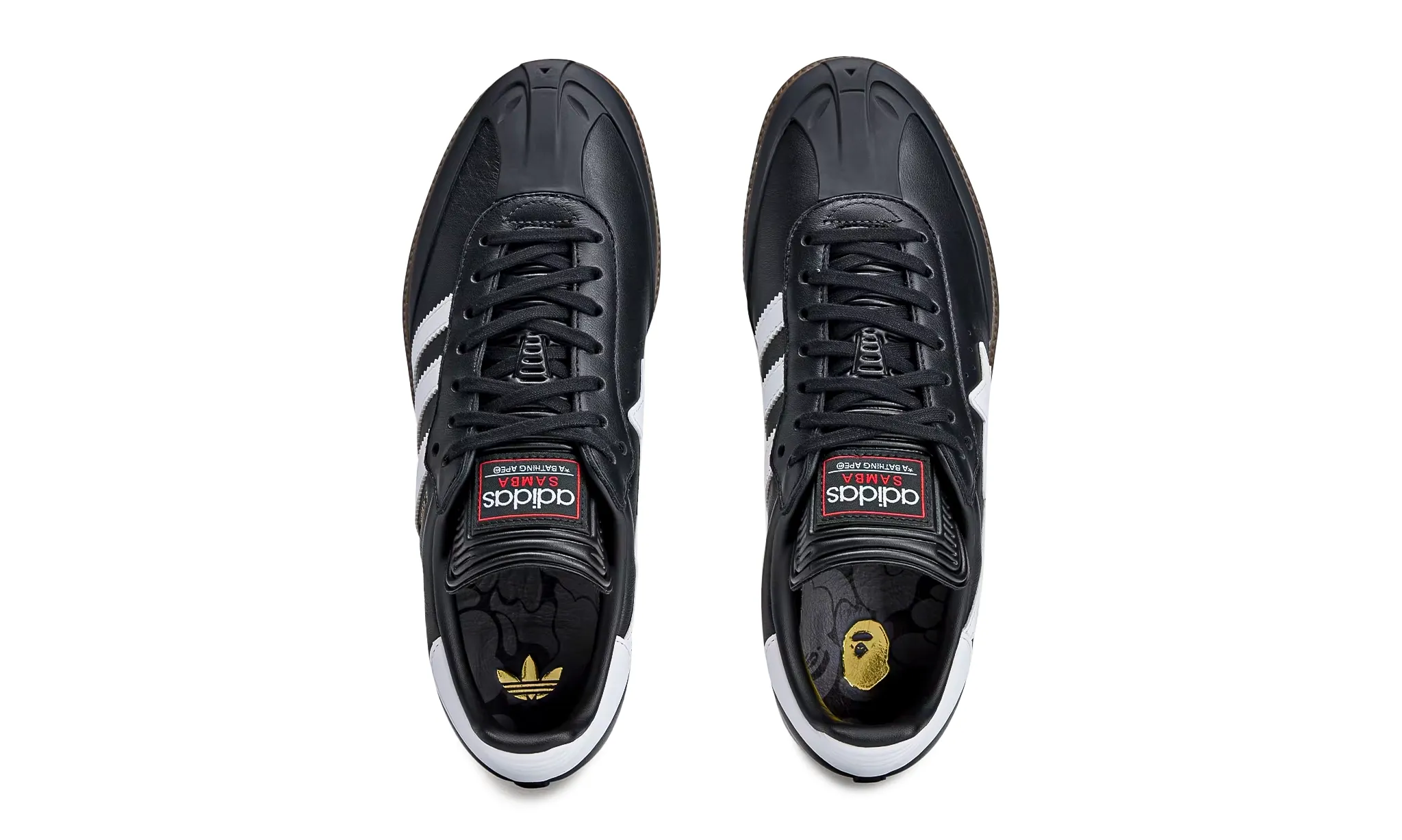 Adidas Samba x BAPE Black White