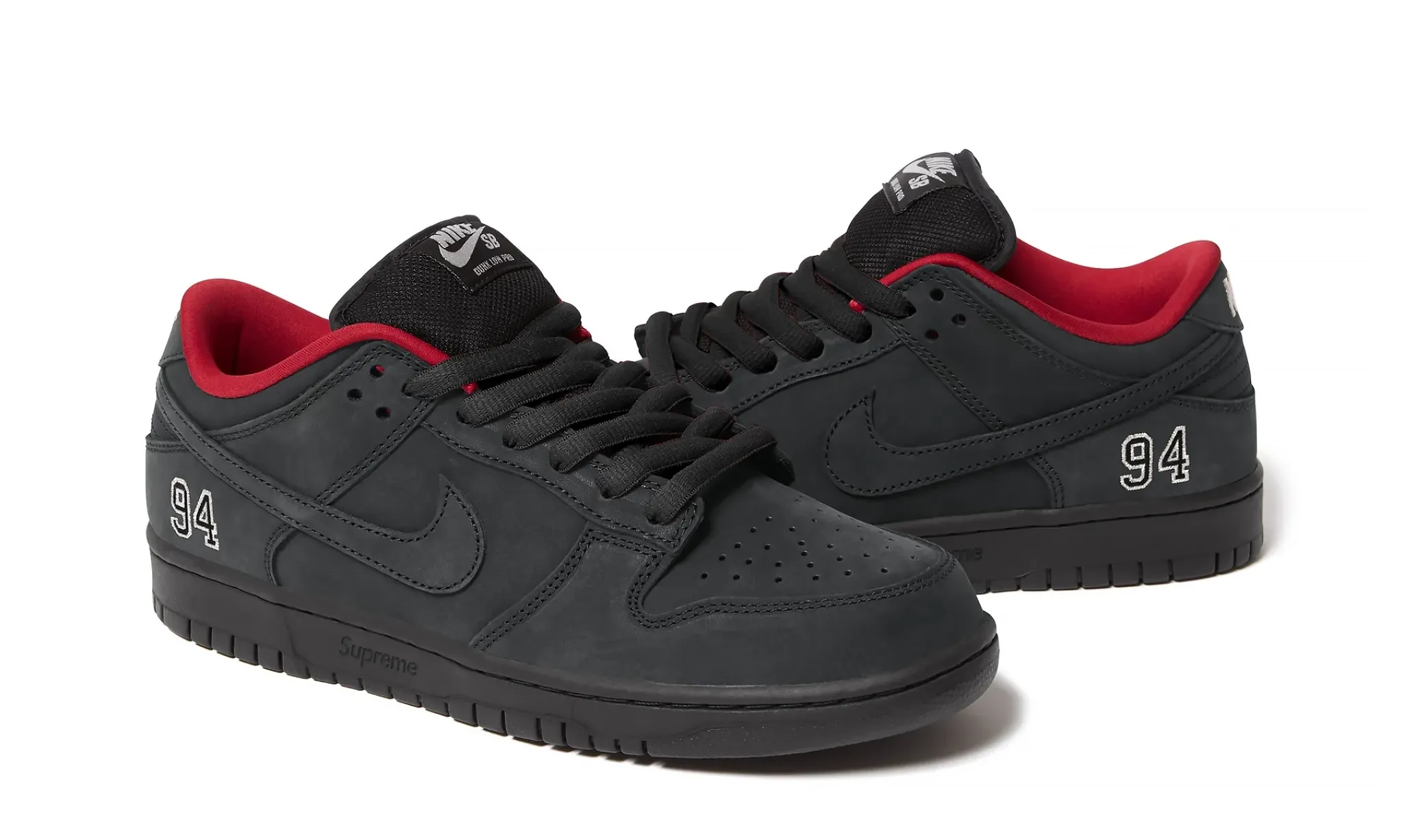 Nike SB Dunk Low Supreme 94 Black