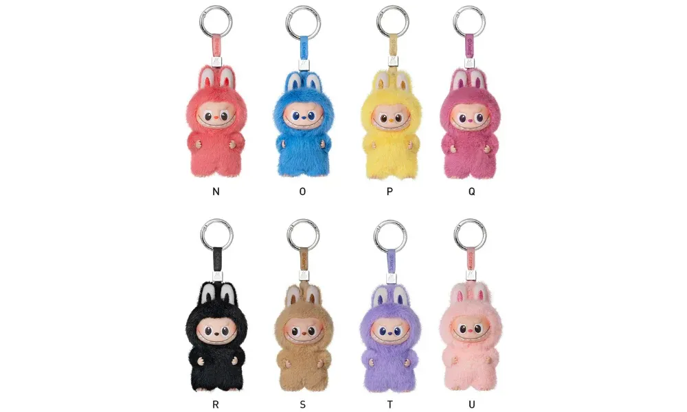 Pop Mart Labubu The Monsters Pin for Love Series Vinyl Plush Pendant (N-Z) 1 Single Blind Box