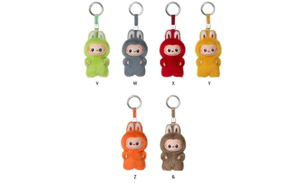 Pop Mart Labubu The Monsters Pin for Love Series Vinyl Plush Pendant (N-Z) 1 Single Blind Box
