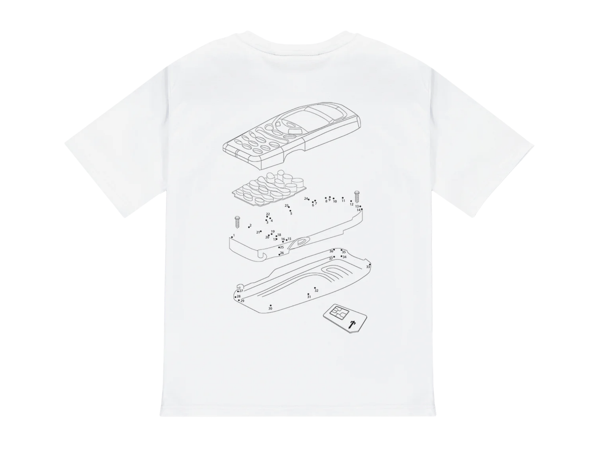 Trapstar T Phone Tee White