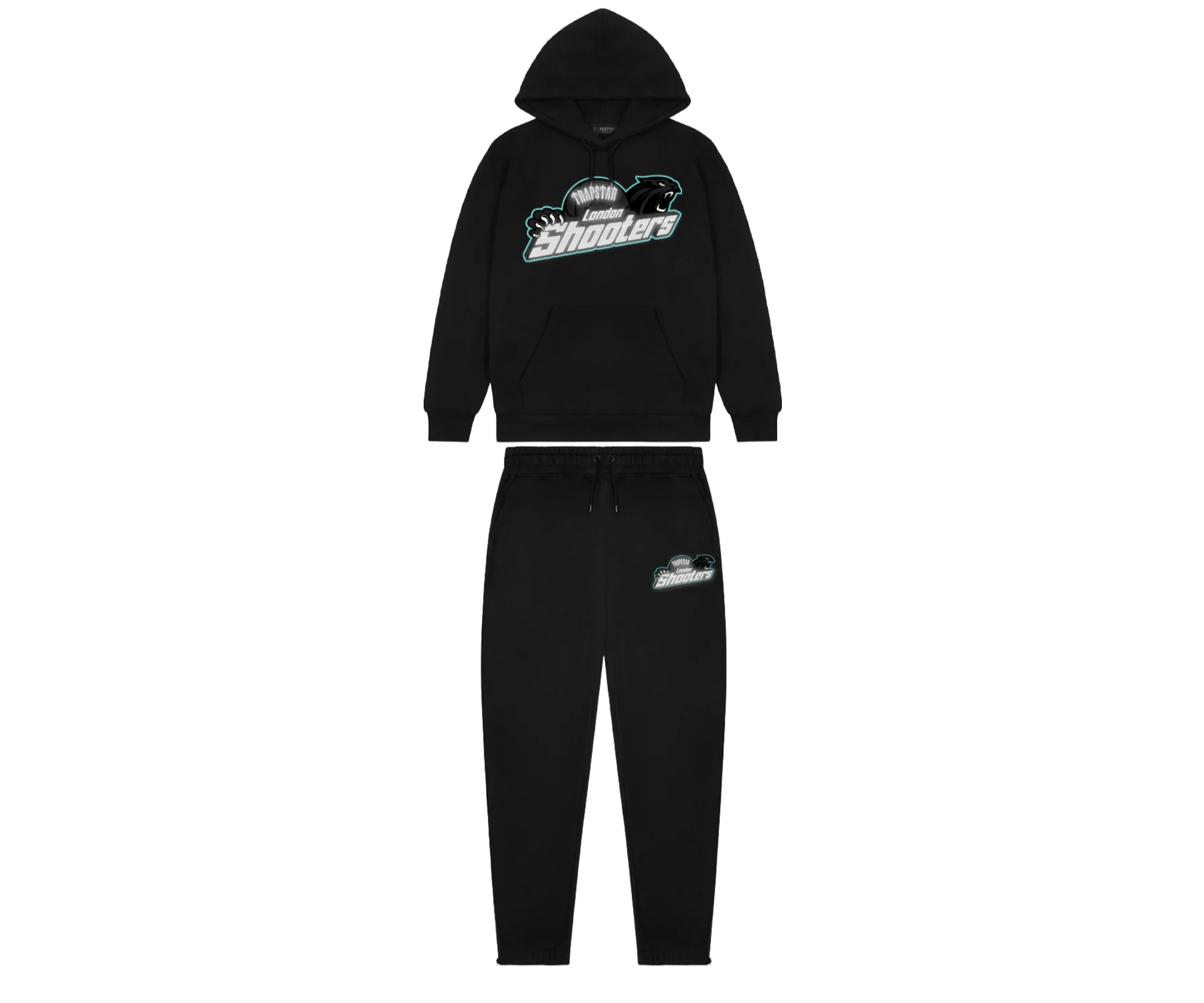 Trapstar Shooters Reflective Tracksuit Black
