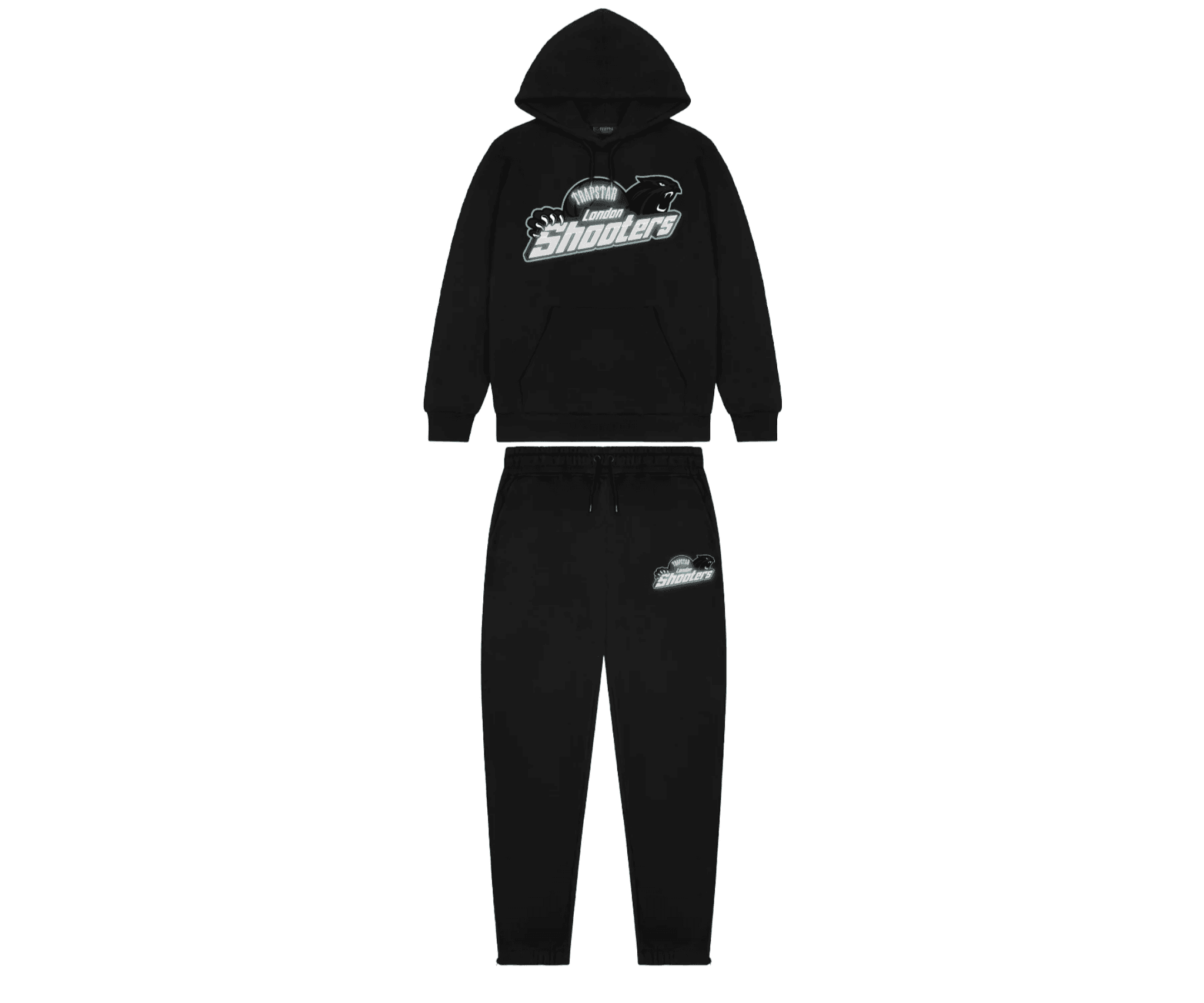 Trapstar Shooters Reflective Tracksuit Black