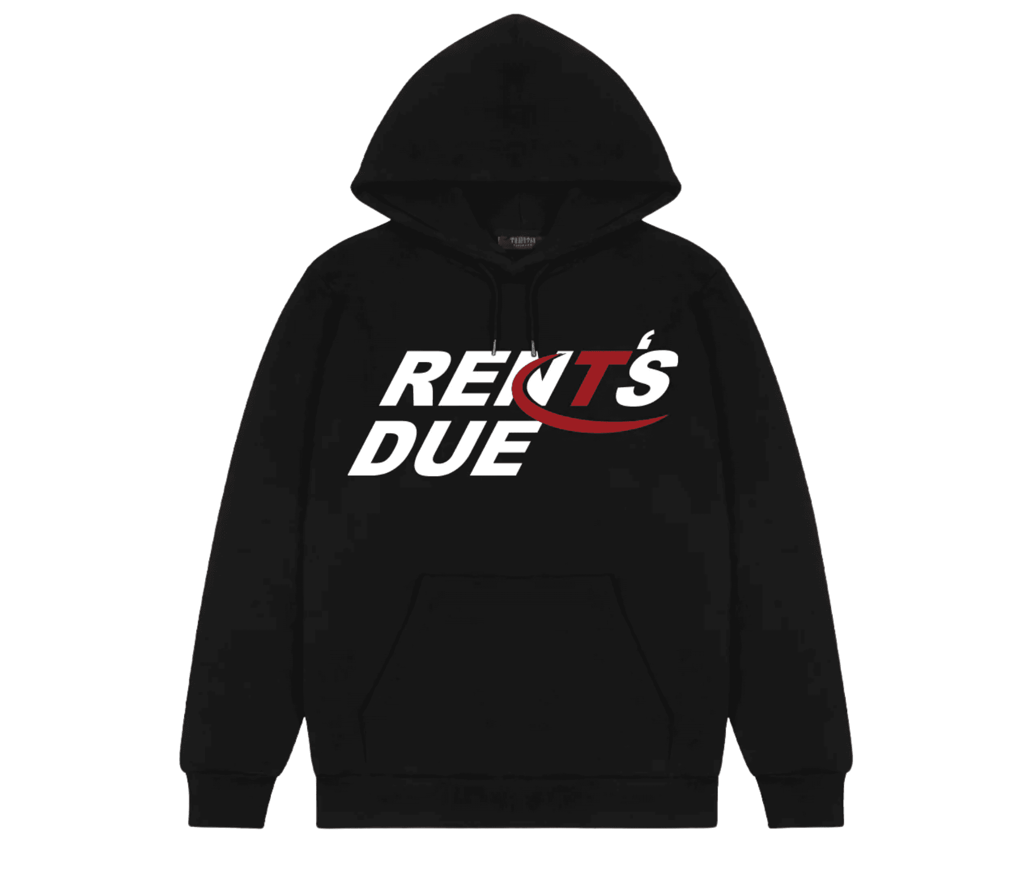Trapstar x Nemzzz Rent's Due Hoodie Black