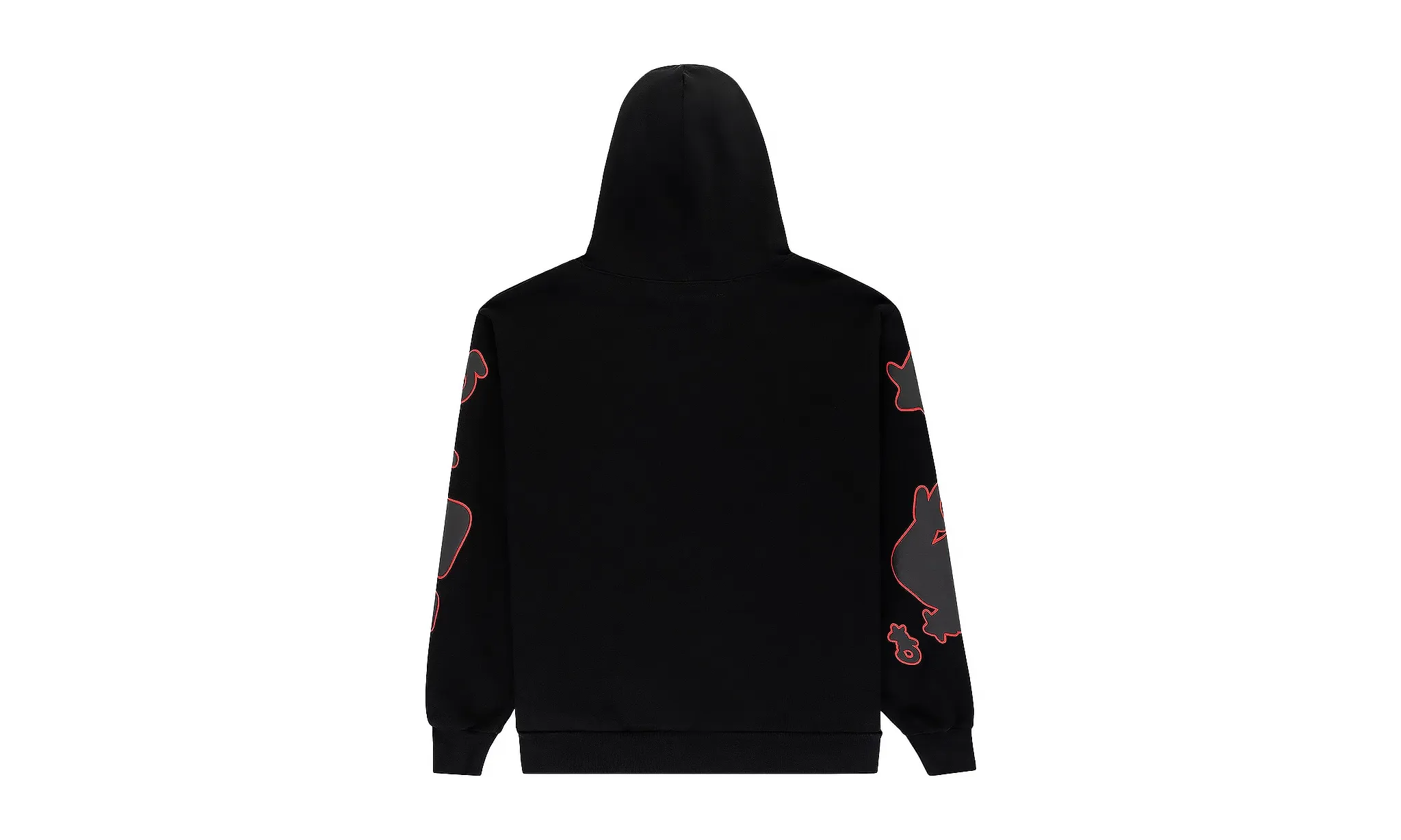 Sp5der Beluga Outline Hoodie Black