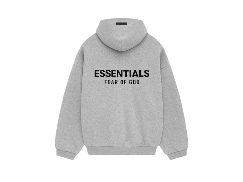 Fear of God Essentials Fleece Hoodie Light Heather Gray (FW24)