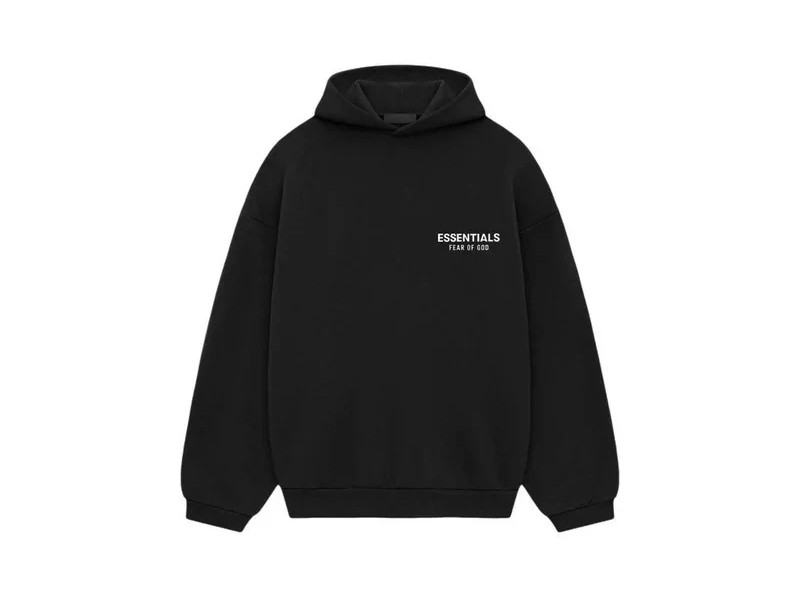 Fear of God Essentials Fleece Hoodie Black (FW24)