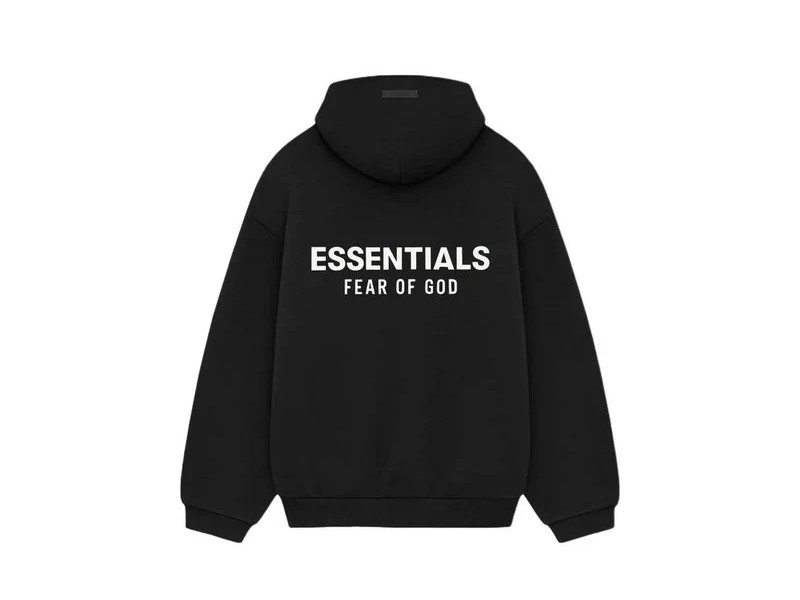 Fear of God Essentials Fleece Hoodie Black (FW24)
