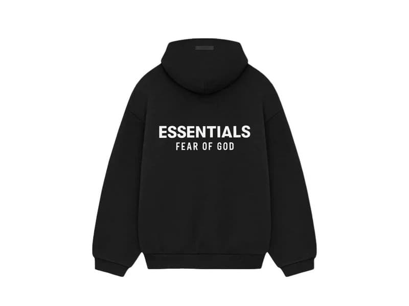 Fear of God Essentials Fleece Hoodie Black (FW24)