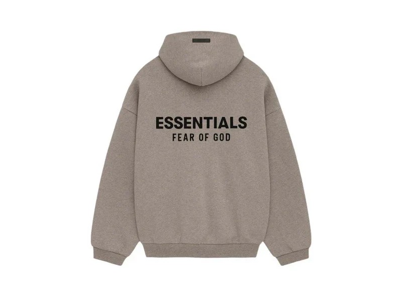 Fear of God Essentials Fleece Hoodie Heather Gray (FW24)