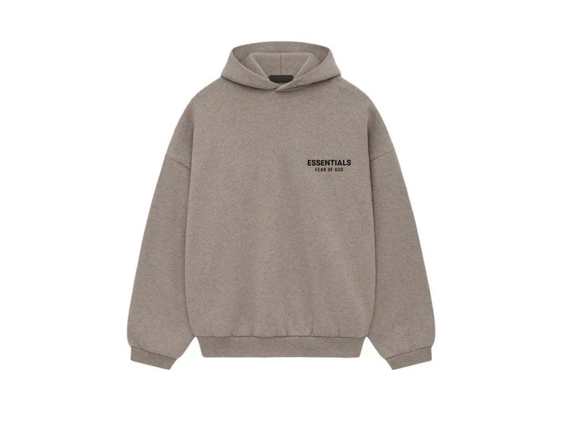 Fear of God Essentials Fleece Hoodie Heather Gray (FW24)